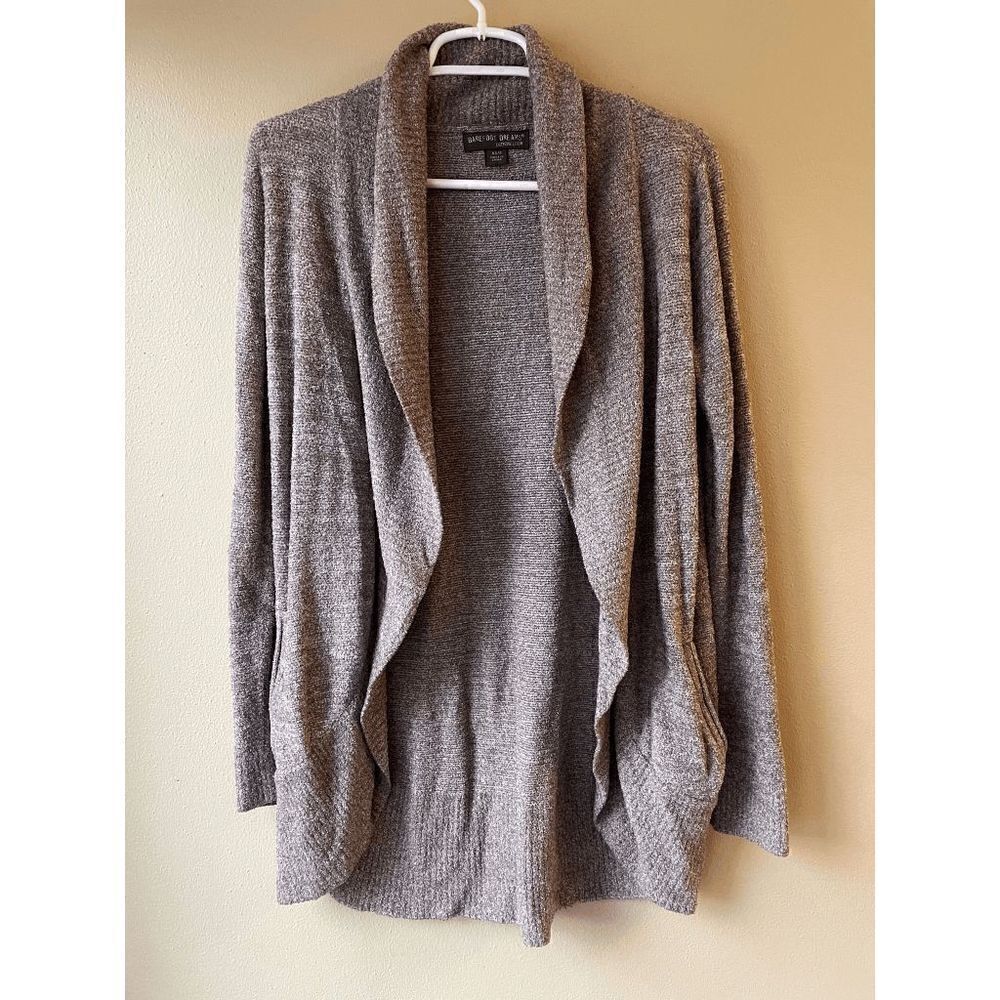 Barefoot Dreams Cozychic Lite Beige Circle Cardi Cardigan Women's Size XS / S